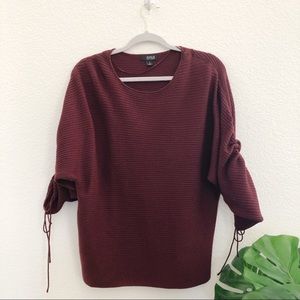 ANA Crewneck Burgundy Sweater